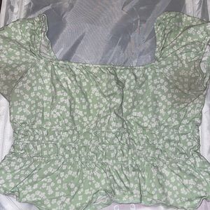 Pacsun floral crop top